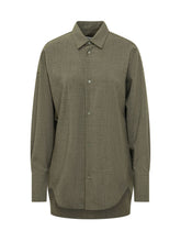DARKPARK - Camicia Carla Oversize con Fondo Allungato - Verde - LIDIASHOPPING® - Official Website