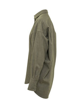 DARKPARK - Camicia Carla Oversize con Fondo Allungato - Verde - LIDIASHOPPING® - Official Website