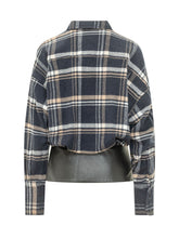 DARKPARK - Barbara Shirt with Check Motif - Blue - LIDIASHOPPING® - Official Website
