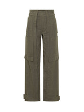 DARKPARK - Pantaloni Adriana Cargo con Tasche Applicate - Verde - LIDIASHOPPING® - Official Website