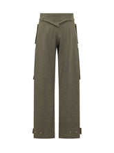 DARKPARK - Pantaloni Adriana Cargo con Tasche Applicate - Verde - LIDIASHOPPING® - Official Website