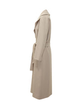 MAX MARA S - Cappotto Poldo con Cintura - Bianco - LIDIASHOPPING® - Official Website