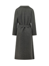 MAX MARA S - Cappotto Lungo con Cintura - Grigio - LIDIASHOPPING® - Official Website