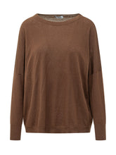BALESTRERO - Maglia Oversize con Bordi a Contrasto - Marrone - LIDIASHOPPING® - Official Website