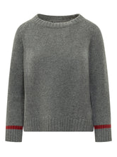 BALESTRERO - Dropped Shoulder Crewneck Sweater - Grey - LIDIASHOPPING® - Official Website
