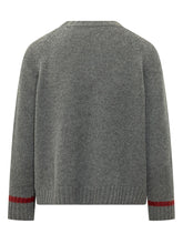 BALESTRERO - Dropped Shoulder Crewneck Sweater - Grey - LIDIASHOPPING® - Official Website