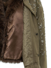 NOVELLE - Shirt Jacket with Decorated Hood - Green - LIDIASHOPPING® - Official Website