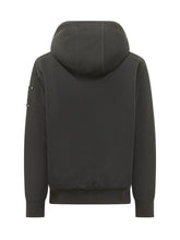 MOOSE KNUCKLES - Felpa Classic Bunny con Cappuccio a Contrasto - Nero - LIDIASHOPPING® - Official Website
