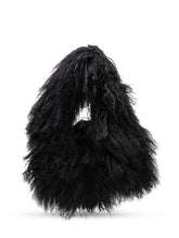MARTHA LOUIS - Borsa Mongolian a Pelo Riccio - Nero - LIDIASHOPPING® - Official Website
