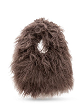 MARTHA LOUIS - Borsa Mongolian a Pelo Riccio - Marrone - LIDIASHOPPING® - Official Website