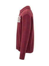 ARTE ANTWERP - Cardigan Energy con Collo e Zip - Rosso - LIDIASHOPPING® - Official Website