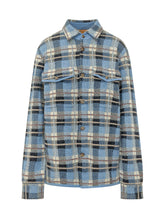 GUEST IN RESIDENCE - Plaid Work Shirt with Flap Pockets - Blue - LIDIASHOPPING® - Official Website