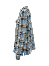 GUEST IN RESIDENCE - Plaid Work Shirt with Flap Pockets - Blue - LIDIASHOPPING® - Official Website