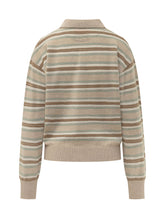 GUEST IN RESIDENCE - Polo a Righe in Cashmere - Beige - LIDIASHOPPING® - Official Website