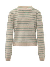 GUEST IN RESIDENCE - Maglia Pebble Girocollo a Righe in Cashmere - Beige - LIDIASHOPPING® - Official Website