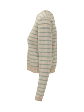 GUEST IN RESIDENCE - Maglia Pebble Girocollo a Righe in Cashmere - Beige - LIDIASHOPPING® - Official Website