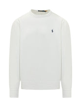 POLO RALPH LAUREN - Felpa Girocollo con Ricamo Logo sul Petto - Bianco - LIDIASHOPPING® - Official Website