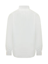 POLO RALPH LAUREN - Long Sleeve Shirt with Button Down Collar - White - LIDIASHOPPING® - Official Website
