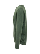 POLO RALPH LAUREN - Crewneck Sweater with Chest Logo Embroidery - Green - LIDIASHOPPING® - Official Website