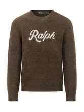 POLO RALPH LAUREN - Pullover Girocollo con Scritta Frontale - Marrone - LIDIASHOPPING® - Official Website