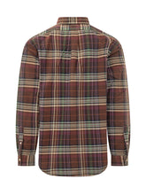 POLO RALPH LAUREN - Checked Shirt with Chest Embroidery - Brown - LIDIASHOPPING® - Official Website