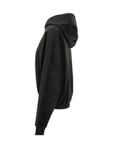 PALM ANGELS - Felpa Brushed Palm con Cappuccio - Nero - LIDIASHOPPING® - Official Website