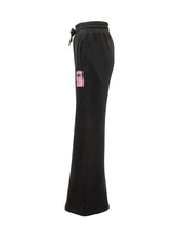 PALM ANGELS - Pantaloni Brushed Palm a Gamba Ampia - Nero - LIDIASHOPPING® - Official Website