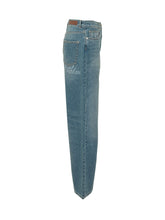 PALM ANGELS - Jeans a Gamba Ampia - Blu - LIDIASHOPPING® - Official Website