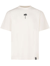 PALM ANGELS - T-shirt with Palm Motif on Chest - White - LIDIASHOPPING® - Official Website