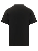 PALM ANGELS - T-shirt Brushed Palm con Grafica Centrale - Nero - LIDIASHOPPING® - Official Website