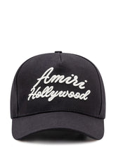AMIRI - Cappellino Hollywood con Ricamo Frontale - Nero - LIDIASHOPPING® - Official Website