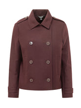LAUREN RALPH LAUREN - Giacca Doppiopetto con Spalline - Viola - LIDIASHOPPING® - Official Website