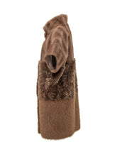 BULLY - Gilet Lungo con Collo Alto - Marrone - LIDIASHOPPING® - Official Website