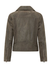 BULLY - Giacca Biker con Tasche con Zip - Marrone - LIDIASHOPPING® - Official Website