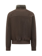 RENZO CENCI - Suede Shearling Jacket - Brown - LIDIASHOPPING® - Official Website