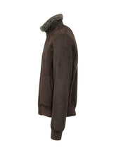 RENZO CENCI - Suede Shearling Jacket - Brown - LIDIASHOPPING® - Official Website