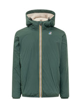 K-WAY - Giacca Le Vrai Claude con Cappuccio - Verde - LIDIASHOPPING® - Official Website