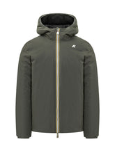 K-WAY - Giacca Jack con Cappuccio e Zip - Verde - LIDIASHOPPING® - Official Website