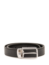 MONTBLANC - Belt with Rectangular Buckle - Black - LIDIASHOPPING® - Official Website