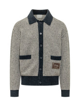 DROLE DE MONSIEUR - Cardigan with Patch Pockets - Blue - LIDIASHOPPING® - Official Website