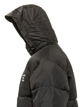 DROLE DE MONSIEUR - Slogan Puffer Jacket with High Neck - Black - LIDIASHOPPING® - Official Website
