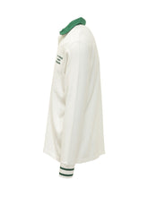 DROLE DE MONSIEUR - Long Sleeve Polo with Slogan - White - LIDIASHOPPING® - Official Website