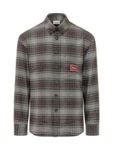 DROLE DE MONSIEUR - Boxy Checked Shirt - Grey - LIDIASHOPPING® - Official Website