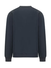 DROLE DE MONSIEUR - Crewneck Sweatshirt with Column Graphic - Blue - LIDIASHOPPING® - Official Website