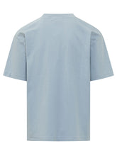 DROLE DE MONSIEUR - T-shirt with Letter Graphic - Blue - LIDIASHOPPING® - Official Website