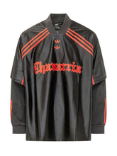 ADIDAS WILLY CHAVARRIA - Maglia a Maniche Lunghe con Lettering - Nero - LIDIASHOPPING® - Official Website