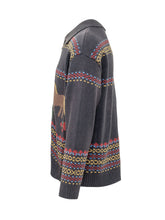 FOUND - Cardigan Isles con Motivi Figurativi - Blu - LIDIASHOPPING® - Official Website
