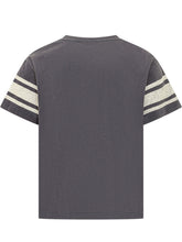 FOUND - T-shirt Collegiate Crest con Stampa Frontale - Blu - LIDIASHOPPING® - Official Website