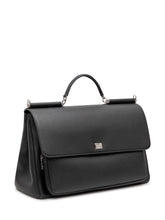 DOLCE & GABBANA - Borsa Odissea Strutturata con Manico - Nero - LIDIASHOPPING® - Official Website