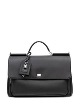 DOLCE & GABBANA - Borsa Odissea Strutturata con Manico - Nero - LIDIASHOPPING® - Official Website